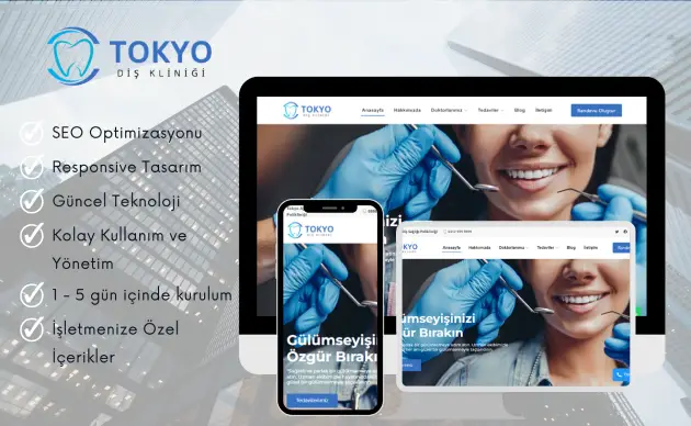 Tokyo Diş Polikliniği Web Sitesi