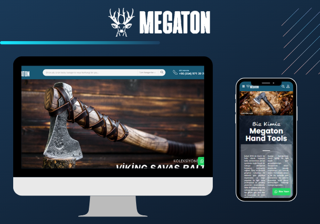 Megaton Hand Tools Web Site Tasarımı